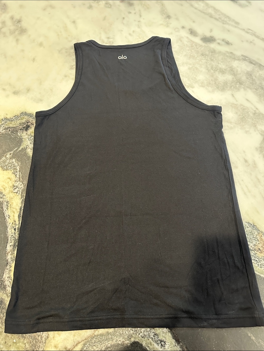 ALO Yoga Everyday Modal Black Athletic Tank Top- Medium